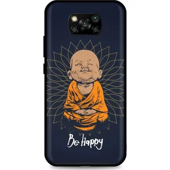 Pouzdro na mobilní telefon Kryt Xiaomi Poco X3 silikon Be Happy (obal neboli pouzdro na Xiaomi Poco X3)