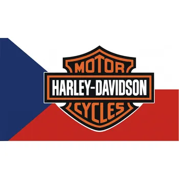 Tuning vlaječka V34 klubová HD Velikost: 20x14 cm, Motiv: česká + znak HD