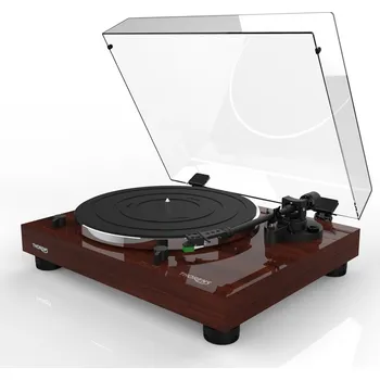 Hi-Fi komponenty Thorens TD 202 + (Ortofon 2M RED) - ořech klavírní lak