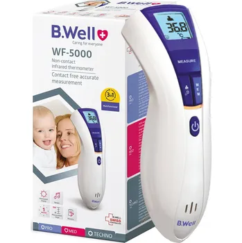 Teploměr osobní DĚTSKÝ TEPLOMĚR B.WELL s alarmem