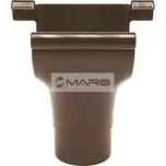 Marley Continental Kotlík okapového žlabu, plastový 100/75 mm, hnědý, 075839