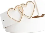 Opasek Hearts Bílá