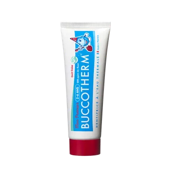 zubní pasta Buccotherm BIO gelová zubní pasta pro děti od 2 do 6 let, jahoda, 50 ml
