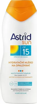 Přípravek na opalování Astrid Sun hydratační mléko na opalování SPF 15 200 ml