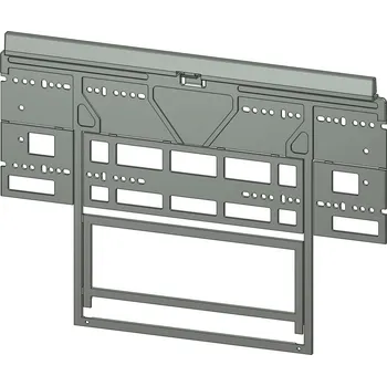 Odpadkový koš Cox® Base MP1, Montageplatte, für Cox® Base Abfallsammler, hellgrau
