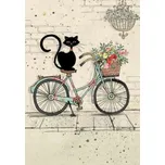 Papery Bug Art Kočka na kole