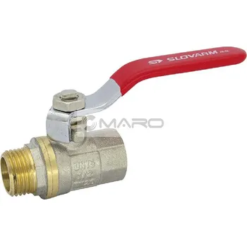 Instalatérský materiál Slovarm Kohout kulový KE-241 s pákou FM 1", PN 16, 400053