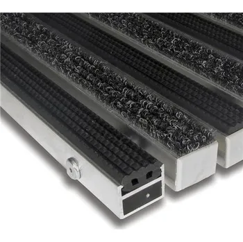 Rohožka Hliníková textilní gumová čistící vnitřní rohož Alu Standard - 150x100x2,7cm 80001213