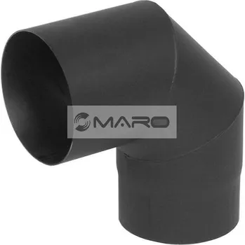 Koleno kouřovodu 90° 1,5 mm 200 mm, černé, A97.042090