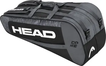Tenisová taška Head Core 6R Combi 2021 černá/bílá
