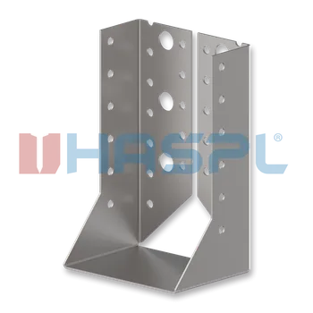 Tesařské kování Trámová botka - tesařský třmen Typ2 80x140x2 mm žárový zinek