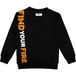 Chlapecká mikina - Winkiki WKB 02923, černá Barva: Černá, Velikost: 104