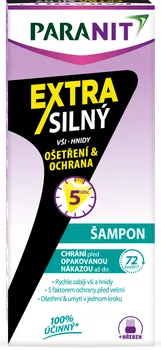Dětský šampon Omega Pharma Paranit Extra silný šampon na vši a hnidy 100 ml + hřeben