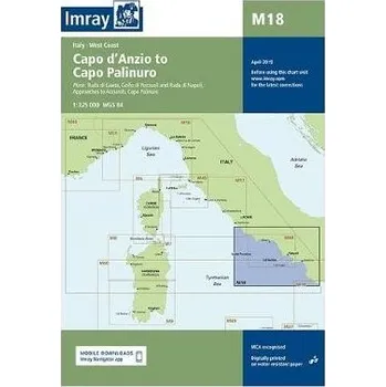 Cizojazyčná kniha Imray Chart M18 - Imray
