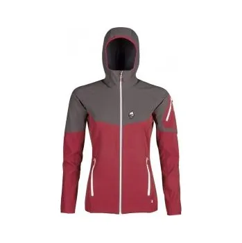 High Point ATOM LADY HOODY JACKET brick red/ iron gate S; Červená softshell bunda + DÁREK DLE VÝBĚRU!
