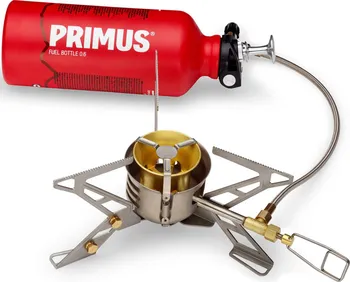 Turistický vařič Primus Omnifuel II s palivovou láhví Bottle & Pouch 0,6 l