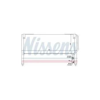 Chladič motoru Chladič klimatizace NISSENS 94818