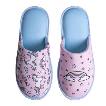Dámské pantofle Dedoles Veselé papuče duhový jednorožec