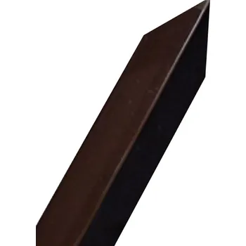 Stavební profil Ochranný roh zdiva z hliníkového plechu 1,5m - hnědá