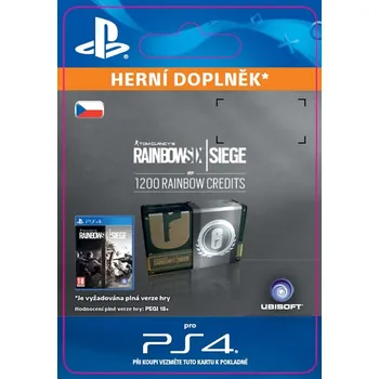 Herní předplatné Tom Clancy's Rainbow Six: Siege R6 ESD CZ 1200 Credit PS4