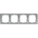 Rámeček čtyřnásobný vodorovný ABB Time 3901F-A00140 36 ocelová