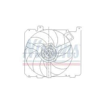 Motor automobilu Ventilátor chladiče NISSENS 85377