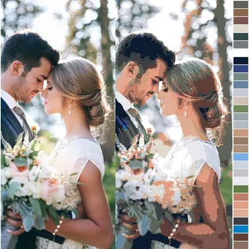 Dětské zboží Malování podle čísel - obraz podle vlastní fotky - 30x40 cm, bez dřevěného rámu - CZ výroba