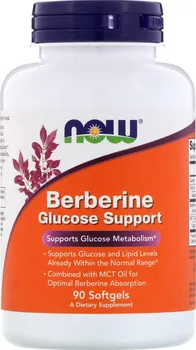 Přírodní produkt Now Foods Berberine Glucose Support 90 cps.