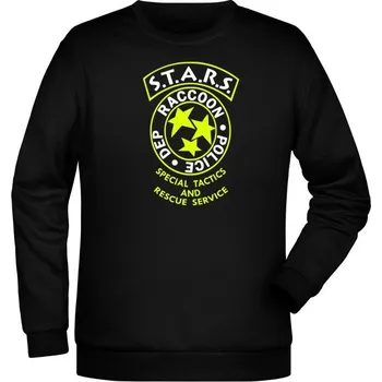 Pánská mikina Mikina S.T.A.R.S. R.P.D. Big Badge - černá