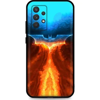 Pouzdro na mobilní telefon Kryt Samsung A32 silikon Fiery Batman (obal neboli pouzdro na Samsung A32)