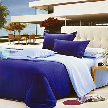 Povlečení Numberoplus Bavlněné povlečení oboustranná, modrobílá 1