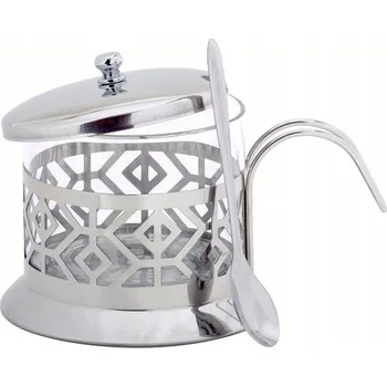 Cukřenka Cukřenka 200 ml KAMILLE (nerez+sklo)