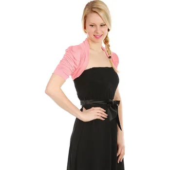 Bolerko Glara Dámské společenské bolerko s krátkým rukávem přes šaty 708840