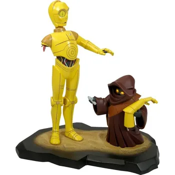 Figurka Soška C-3PO and Jawa - Star Wars Animated Statue - Gentle Giant