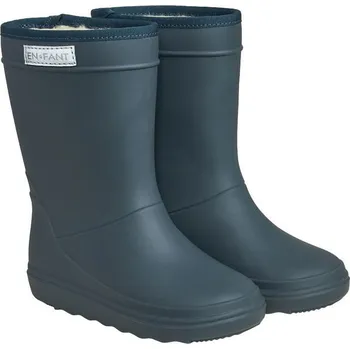 Dívčí obuv EN*FANT EN FANT Zateplené termo holínky s ovčí vlnou Dark Slate Velikost: 25