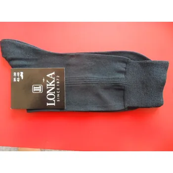 Pánské ponožky HORNÁD-pánské ponožky LONKA tmavě modré 43-45(29-30) (pánské řetízkované bavlněné ponožky)