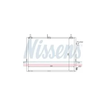 Chladič motoru Chladič klimatizace NISSENS 94271