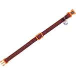 Nobby Design Orange obojek s rolničkou pro kočky oranžový