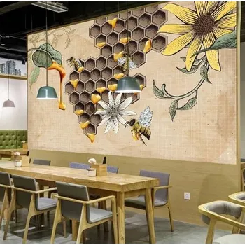 Fototapeta Solution Media 3D tapeta - Medová plástev MU3854 3 - 3D Relief - Vliesová tapeta - 320g/m2