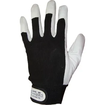 Pracovní rukavice PRA-P-OR RUKAVICE MONTER K KOMB. LÍC. KOZ. 8 112018