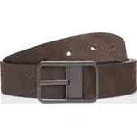 Porsche Design Business Belt Flip Buckle 35 Pásek s otočnou sponou 110 cm tmavě hnědá dark brown