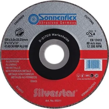Řezný kotouč Sonnenflex řezný kotouč SILVER 115x1,6 na hliník 20804