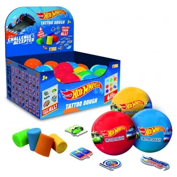 auto na autodráhu Toys Hot Wheels Tattoo Doh Purple
