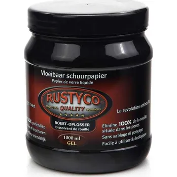 Čistící gel Rustyco-GEL - výkonný odstraňovač rzi, gel pro aplikaci štětcem, 1l (Rustyco Rust Remover)