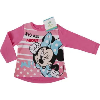 Dívčí tričko Minnie Mouse dívčí růžové tričko ME! Velikost: 74