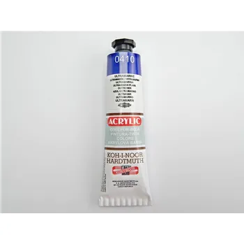 Vodová barva Akrylová barva, 40 ml, Kohinoor, ultramarín
