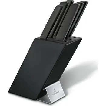 Kuchyňský nůž Blok s noži se 6ks SWISS MODERN černý - Victorinox (Sada nožů SWISS MODERN 6ks černý - Victorinox)