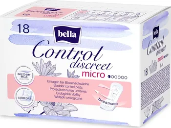 Inkontinenční vložka Bella Control Discreet micro urologické vložky 18 ks
