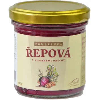 Rostlinná pomazánka Seneb Řepová pomazánka s vlašskými ořechy 140 g