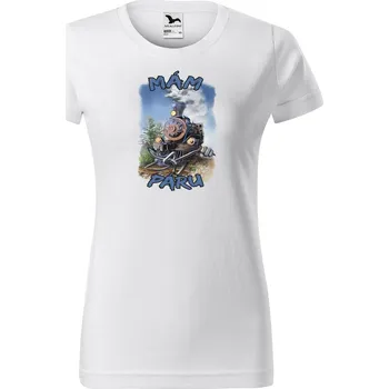 Tričko Mám páru (Velikost: XL, Typ: pro ženy, Barva trička: Bílá)